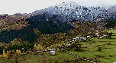 Şavşat'ta sonbahar yerini kışa bırakmaya hazırlanıyor