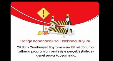 Şehir merkezinde o yolu kullanacaklar dikkat: Geçici olarak trafiğe kapanıyor