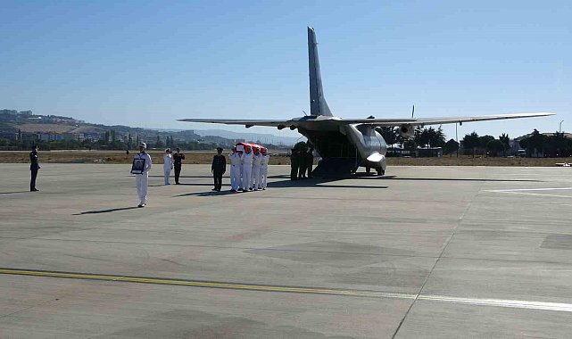 Şehit Piyade Uzman Çavuş Burak Geniş'in cenazesi Çanakkale'ye getirildi