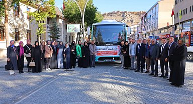 Şehit ve gazi aileleriyle gaziler Çanakkale'ye uğurlandı