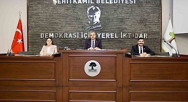 Şehitkamil Belediye meclis toplantısı yapıldı