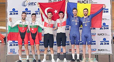 Selçuk Üniversitesi öğrencisi milli bisikletçi Yılmaz'dan 3 madalya