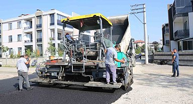 Serdivan'da Arabacıalanı'na sıcak asfalt