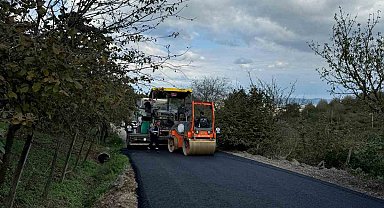 Serdivan'ın o yolu asfaltlandı