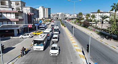 Serik otogar kavşağına sinyalizasyon sistemi