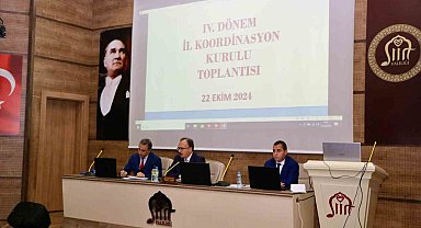 Siirt'te İl Koordinasyon Toplantısı yapıldı