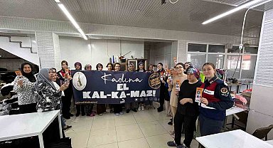 Simav'da 37 tekstil çalışanı kadına KADES Uygulaması tanıtıldı
