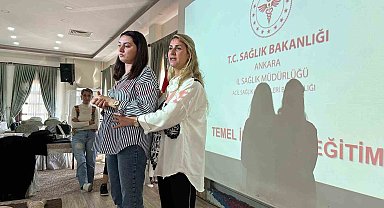 Sincan Belediyesi personeline ilk yardım eğitimi