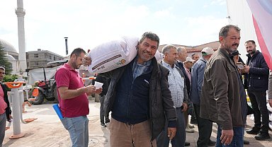 Sındırgı'da Süt Otu tohumları çiftçiyle buluştu