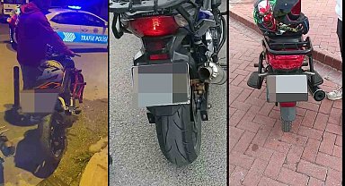 Sinop'ta abart egzoz kullanan sürücülere ceza