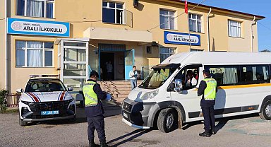 Sinop'ta okul servislerine denetim