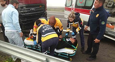 Sisten görmedi, lüks cip metrelerce sürüklendi: 3 yaralı