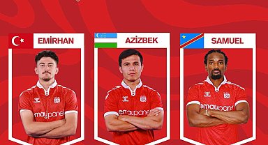 Sivasspor'da 3 isim milli takımlarına davet edildi