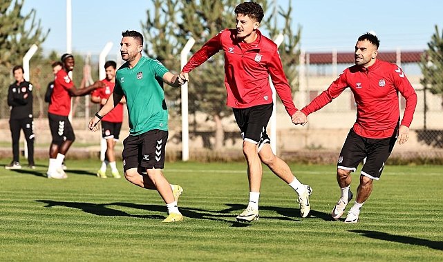 Sivasspor'da neşeli idman