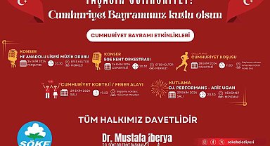 Söke'de Cumhuriyet Coşkusu etkinliklerle kutlanacak