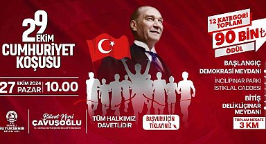 Sporcular bu sefer Cumhuriyet için koşacak