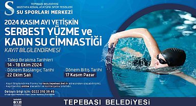 Su jimnastiği kursu için kayıtlar başlıyor