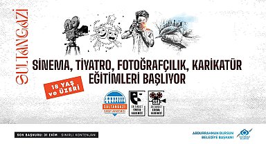 Sultangazi Belediyesi Sanat Akademisi kurs kayıtları başladı
