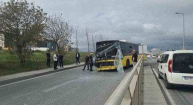 Sultangazi'de 2 İETT otobüsü çarpıştı: 1 çocuk ile 1 kadın yaralandı