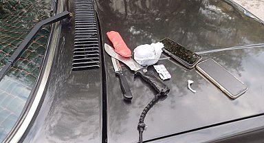 Şüphe üzerine durdurulan araçtan uyuşturucu çıktı