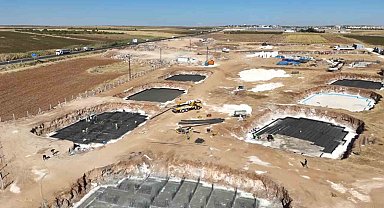 Suriye sınırında deprem konutları yükseliyor