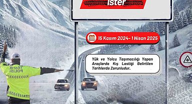 Sürücülere kış lastiği hatırlatması