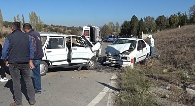 Tavşanlı'da trafik kazası 4 yaralı