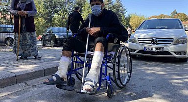 Tedavi olamayınca yürüyemez ve çalışamaz hale geldi