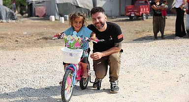 Tekgül'ün bisiklet hayali gerçek oldu