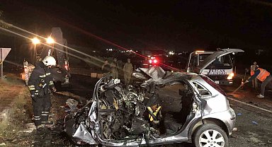 Tekirdağ'da 5 gencin hayatını kaybettiği feci kaza kamerada