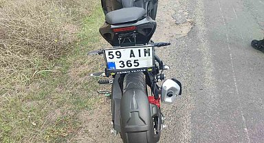 Tekirdağ'da hakimiyeti kaybeden sürücü ağır yaralandı