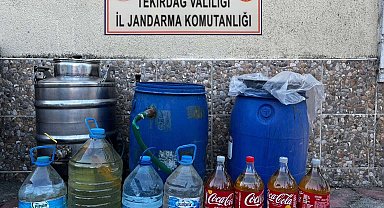 Tekirdağ'da kaçak tütün ve sahte içki operasyonu