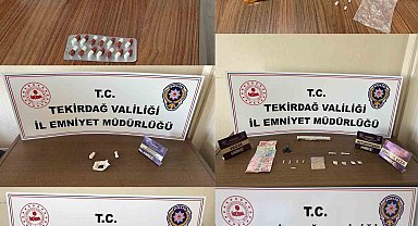Tekirdağ'da uyuşturucu operasyonu: 3 gözaltı