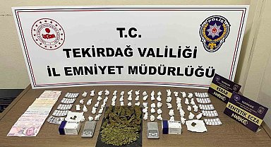 Tekirdağ'da uyuşturucu operasyonu