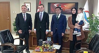 TEKNOFEST yarışmasında Türkiye 4'üncüsü olan çifte başarı ödülü