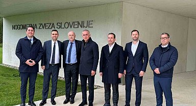 TFF Başkanı Hacıosmanoğlu'ndan, Slovenya Futbol Federasyonu'na ziyaret