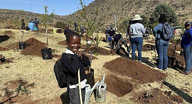 TİKA'dan kuruluşunun 200. yılında Lesotho Krallığı'na 2000 fidan