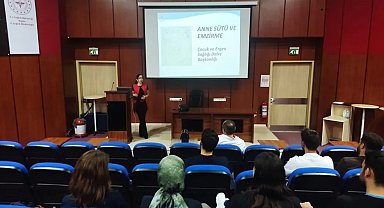 Tıp Fakültesi öğrencilerine, "Anne Sütü ve Emzirme" eğitimi verildi