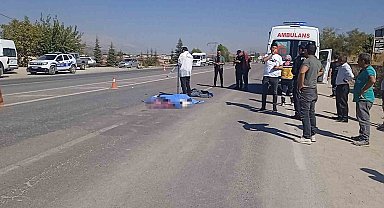 Tırın çarptığı kadın hayatını kaybetti