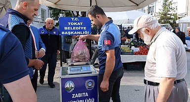 Tokat'ta pazar yerleri denetlendi