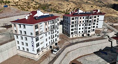 Tunceli'de TOKİ ve AFAD tarafından yaptırılan 168 konut bitme aşamasına geldi