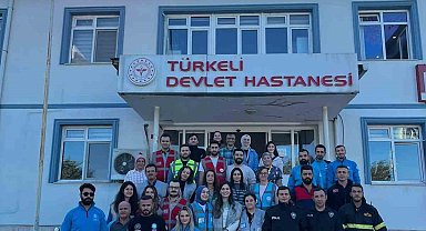 Türkeli Devlet Hastanesi'nde tatbikat