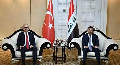 Ulaştırma ve Altyapı Bakanı Uraloğlu, Iraklı mevkidaşı es-Sadavi ile görüştü
