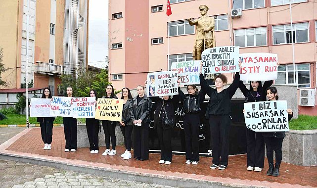 Üniversite öğrencilerinden kadın cinayetlerine tepki