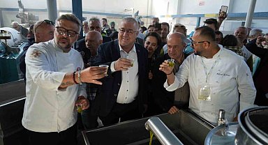 Ünlü şefler zeytinin, zeytinyağına yolculuğuna şahitlik ettiler