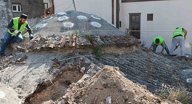 Ünye'de Tarihi Meydan Hamamı'nda çalışmalar başladı