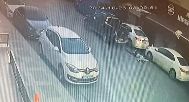 Üsküdar'da polise çekiçli saldırı olayına ilişkin güvenlik kamera görüntüleri ortaya çıktı