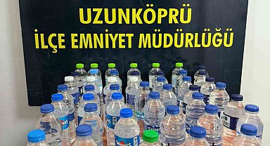 Uzunköprü'de kaçak alkol operasyonu