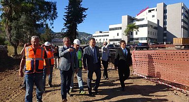 Vali Akbıyık Marmaris'te kamu yatırımlarını yerinde inceledi