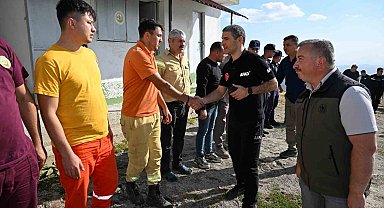 Vali Aktaş, Baklan yangın gözetleme kulesinde incelemelerde bulundu